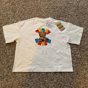 Women's Teddy Fresh Blocks White T-Shirt